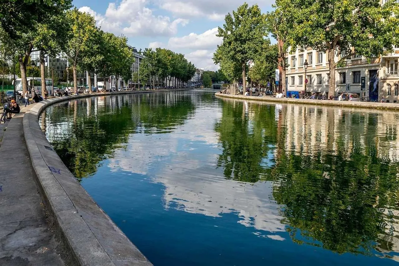 דירות פריז Studio With Garden - 4P - Canal St Martin